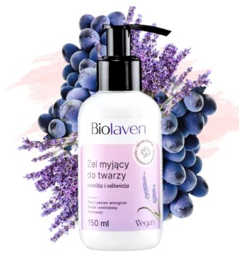 BIOLAVEN Żel myjący do twarzy 150ml