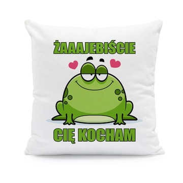 Żaaajebiście cię kocham - poduszka WALENTYNKI