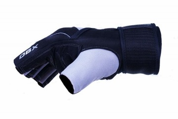 Rękawiczki Na Siłownię Treningowe Fitness L Długi Rzep Usztywniacz Grip-X