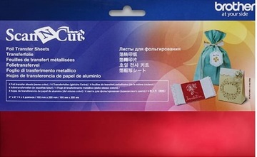 Folia czerwona do złocenia foilingu BROTHER PLOTER