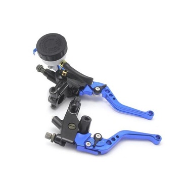 DŹWIGNIE KLAMKI HAMULCA I SPRZĘGŁA NIEBIESKIE KPL