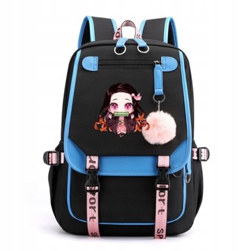 Anime Plecak Demon Slayer Nezuko Kawaii Cartoon Sc