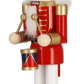 ДЕРЕВЯННАЯ фигурка ЩЕЛКУНЧИК Новогоднее украшение XXL 38см ПРЕМИУМ