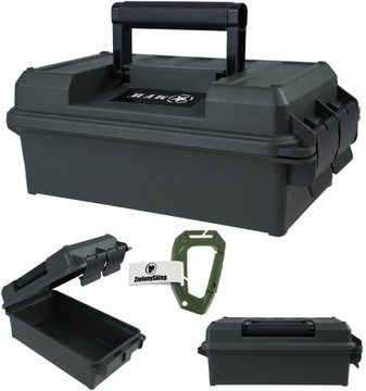 SKRZYNKA WOJSKOWA PUDEŁKO na Amunicję Wodoodporna US Ammo Box + Gratis