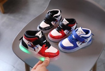 Детские кроссовки SPIDERMAN LED туфли