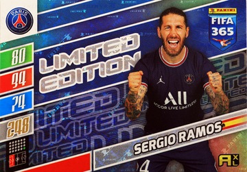 Sergio RAMOS PSG karta Limited mała FIFA 365 2022