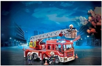 PLAYMOBIL 9463 Пожарная машина с лестницей + КАТАЛОГ 2023 г.