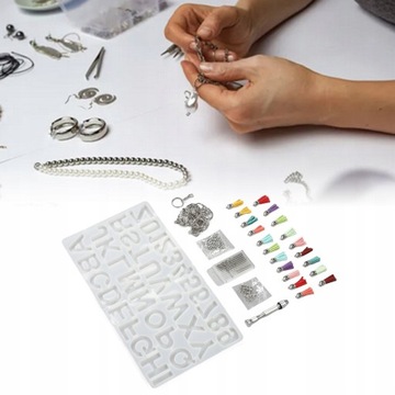 Набор силиконовых форм с гладкой поверхностью, большие подвески с кисточками своими руками