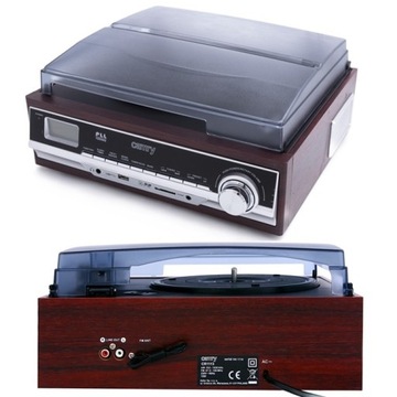 ВИНИЛОВЫЕ ПЛАСТИНКИ ПРОИГРЫВАТЕЛЬ РАДИО BLUETOOTH MP3 USB SD ПУЛЬТ ПУЛЬТА CR1168