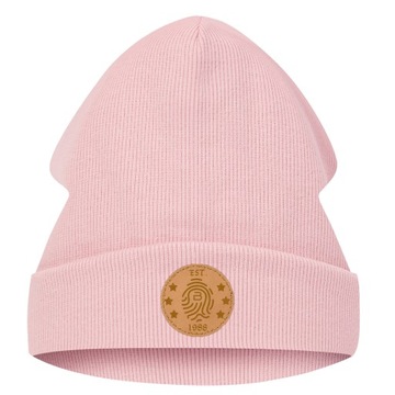 Czapka młodzieżowa beanie dzianina prążek dwuwarstwowa WIOSNA 54-60