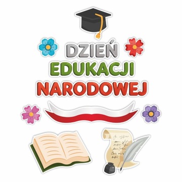 DUŻE DEKORACJE SZKOLNE - DZIEŃ EDUKACJI NARODOWEJ
