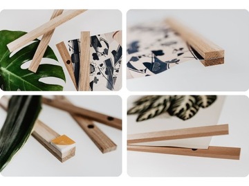 графика с подвеской А4 для гостиной Cranes Japan