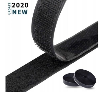 Taśma rzep samoprzylepna 8M dwustronny klej 20mm