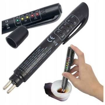 TESTER MIERNIK PŁYNU HAMULCOWEGO DOT 4 5 LED