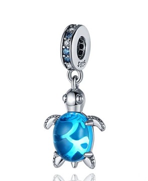 CHARMS ZAWIESZKA ŻÓŁW WAKACJE OCEAN S925