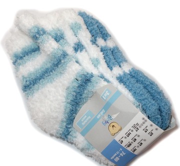 SKARPETY THERMO GRUBE CHŁOPIĘCE 3PACK SKARPETKI dziecięce KOLOROWE 74/80
