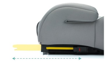 Сиденье Isofix для автомобиля I-size Deluxe с ручкой FilliKid серого цвета