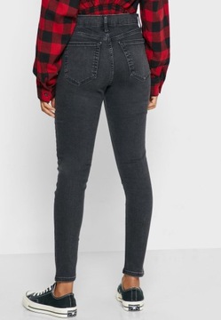 Elastyczne jeansy, rurki / TOPSHOP / W:25 L:32 / XS