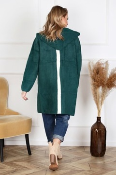 СПОРТИВНОЕ ПАЛЬТО АЛЬПАКА NEXT HOOD МАСЛЯНО-ЗЕЛЕНЫЙ. 2051 год