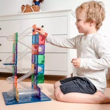 МАГНИТНЫЕ БЛОКИ CONNETIX BALL RUN RADING TRACK 92 ЭЛЕМЕНТА