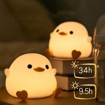 DODO Duck МЯГКАЯ СИЛИКОНОВАЯ ЛАМПА DUCK НОЧНИК ДЛЯ КОМНАТЫ