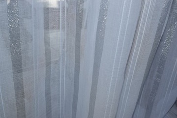 ШТОРА БАТТИСТ, кремовый, МОРОЗ, полоски, УЗОР 533/1