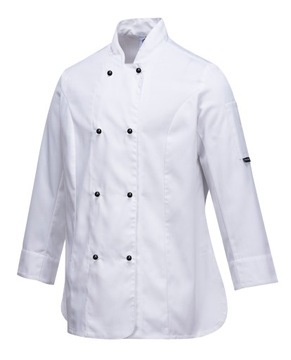 Damska bluza kucharska Rachel siateczka Portwest C837 L