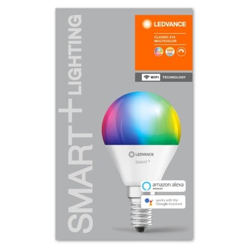 Светодиодная лампа E14 BALL 5Вт RGB SMART+ WiFi LEDVANCE