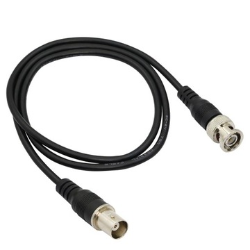 Przedłużacz kabel wtyk BNC - gniazdo BNC Czarny 1m 3C2V 75ohm (0273)