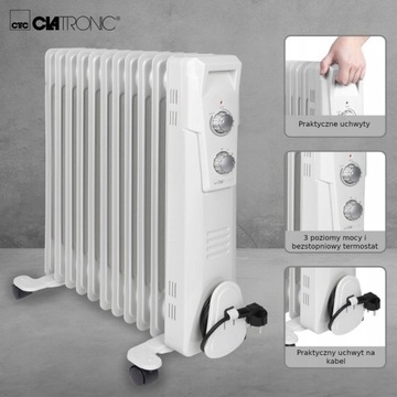 Grzejnik elektryczny olejowy Clatronic RA 3737 2300 W