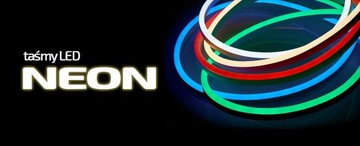 СВЕТОДИОДНАЯ ЛЕНТА 24В 2835 1М IP67 НЕОНОВАЯ КРАСНАЯ
