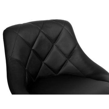 Krzesło barowe CYDRO BLACK czarne