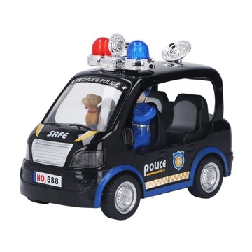 Игрушка-автомобиль полицейского из прочного сплава с деталями