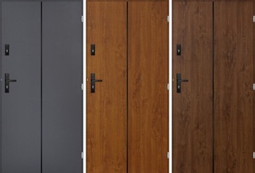 ВНЕШНИЕ ДВЕРИ ИЗ ПОЛЬСКОЙ ИНОКС STEJ1P ЧЕРНЫЕ 55MM 90