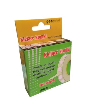 Klejące Kropki 100 kropek