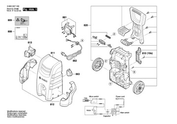 Пистолет для мойки высокого давления Bosch AQT 37-13/42-13/3400+ копье-курок