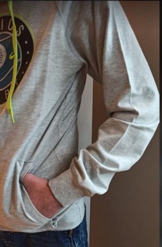 Asics bluza z kapturem bawełniana sportowa męska S