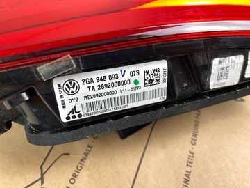 GD T-ROC SVĚTLO ZADNÍ LEVÝ NA KRYT LED 2GA945093 ORIGINÁLNÍ
