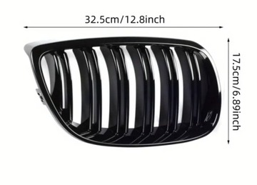 Решетка для почек, черная глянцевая, для BMW E92 E93 PRZEDLIFT 2006-2009 ALA M3