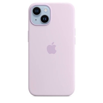 Oryginalne silikonowe etui Apple z MagSafe Phone 14 MagSafe Liliowy