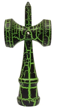 KENDAMA DREWNIANA JAPOŃSKA GRA ZRĘCZNOŚCIOWA GREEN