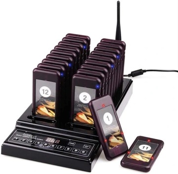 Retekess T112 System Przywoławczy, 500M System Pagera Restauracji, 20 Pager