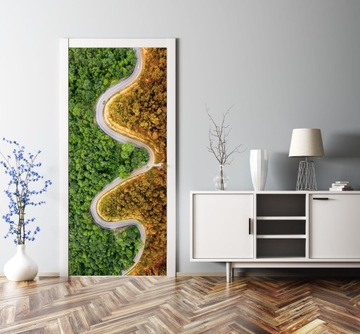 САМОКЛЕЯЩАЯСЯ НАКЛЕЙКА НА ДВЕРЬ ЛЕСНАЯ ДОРОГА