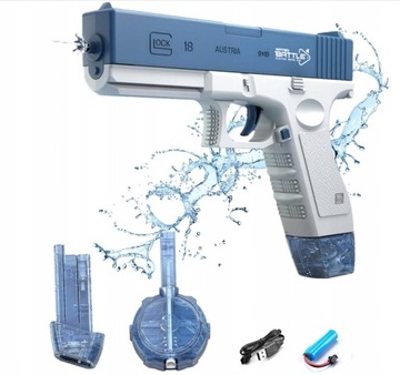 AUTOMATYCZNY ELEKTRYCZNY PISTOLET NA WODĘ GLOCK