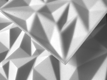 Потолочные кессоны БЕЛЫЕ, 3D СТЕНОВЫЕ панели, Аметист