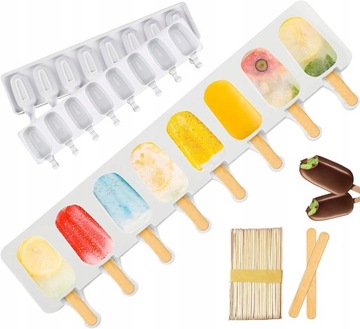 FORMA DO LODÓW NA PATYKU SILIKONOWE FOREMKI LODY
