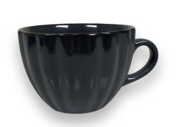 KUBEK CERAMICZNY NIEBIESKI 8x11,5 FILIŻANKA SERIA RADOŚĆ