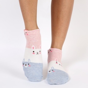 Kolorowe Skarpetki z króliczkami - CandySox