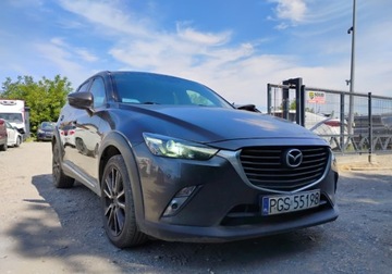 Mazda CX-3 2017 Mazda CX-3 2017r, Salonowa. 1.5 Diesel. Uszkodzony dach. Poobijany. Jezdzi, zdjęcie 1