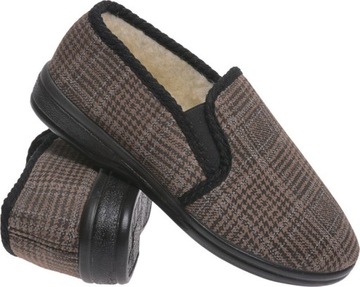 CIEPŁE KAPCIE BABOSZE TENISÓWKA KRATA ŻELBUT krata br-02 42